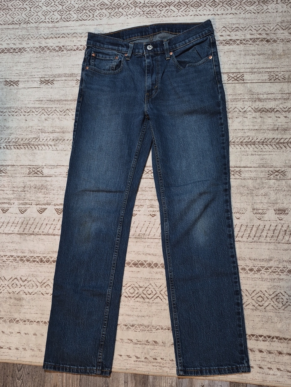 Levi's Men's Straight Jeans in Dark Indigo